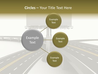 Highway Banner Speedway PowerPoint Template