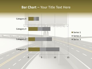 Highway Banner Speedway PowerPoint Template