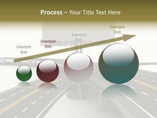 Highway Banner Speedway PowerPoint Template