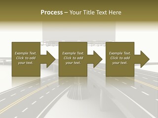 Highway Banner Speedway PowerPoint Template