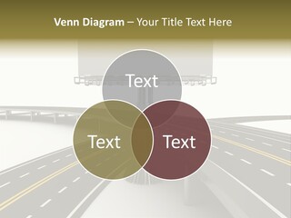 Highway Banner Speedway PowerPoint Template