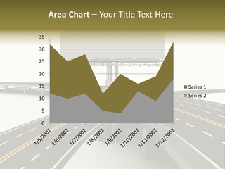 Highway Banner Speedway PowerPoint Template