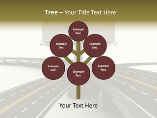 Highway Banner Speedway PowerPoint Template
