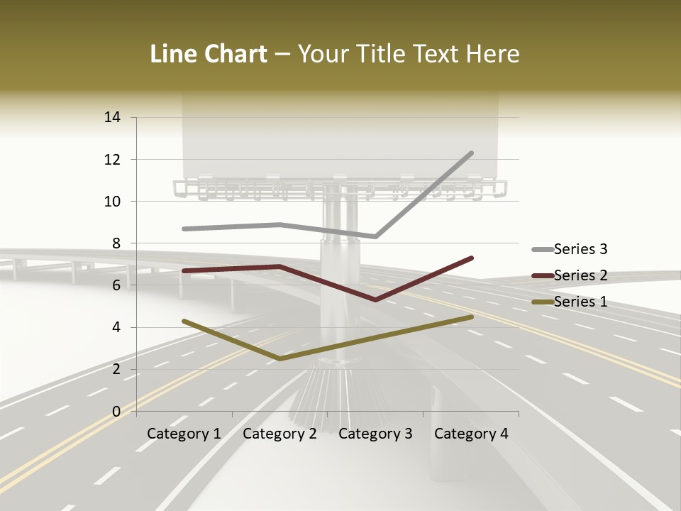 Highway Banner Speedway PowerPoint Template