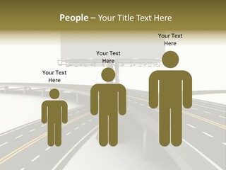 Highway Banner Speedway PowerPoint Template