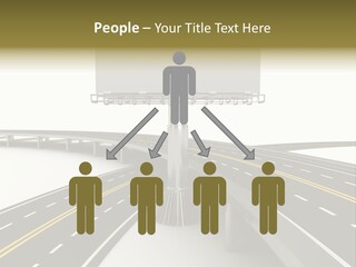 Highway Banner Speedway PowerPoint Template
