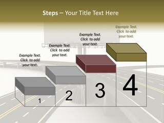 Highway Banner Speedway PowerPoint Template