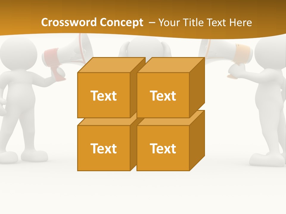 Say Idea Communicate PowerPoint Template