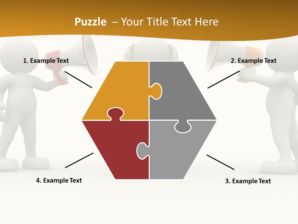 Say Idea Communicate PowerPoint Template