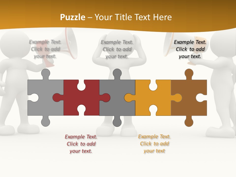 Say Idea Communicate PowerPoint Template