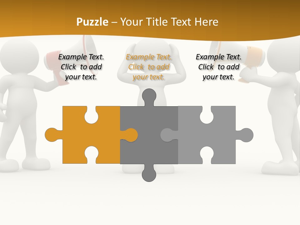 Say Idea Communicate PowerPoint Template