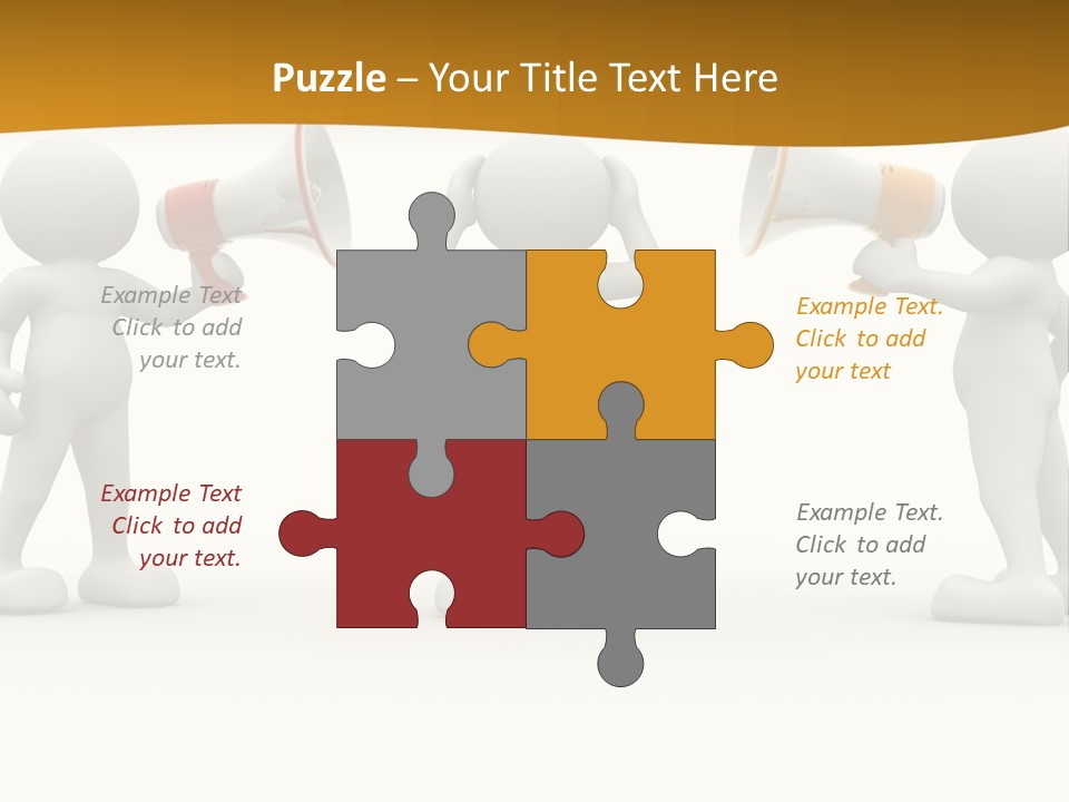 Say Idea Communicate PowerPoint Template