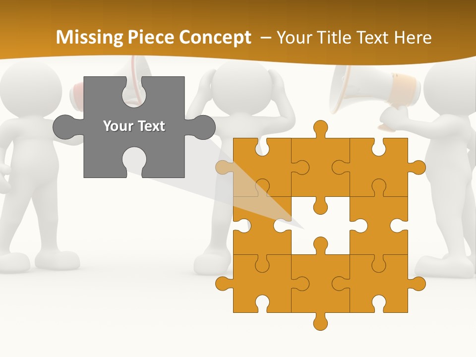 Say Idea Communicate PowerPoint Template