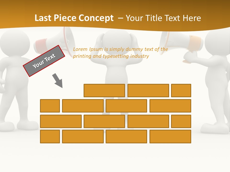 Say Idea Communicate PowerPoint Template