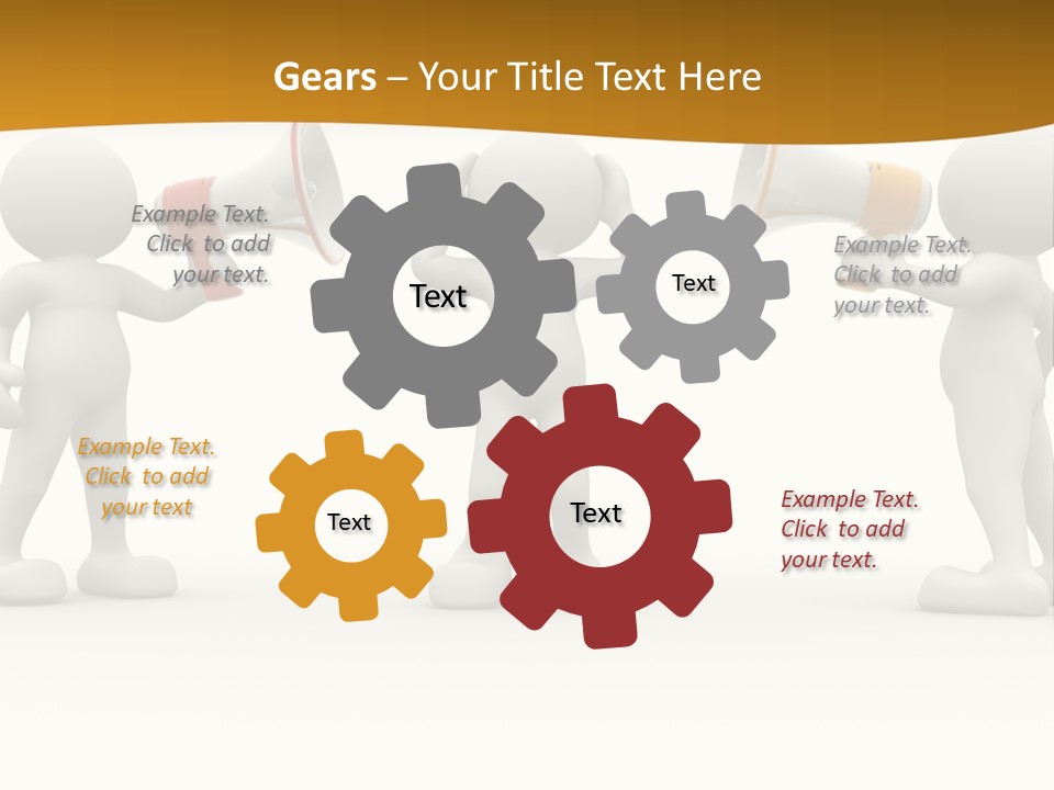 Say Idea Communicate PowerPoint Template