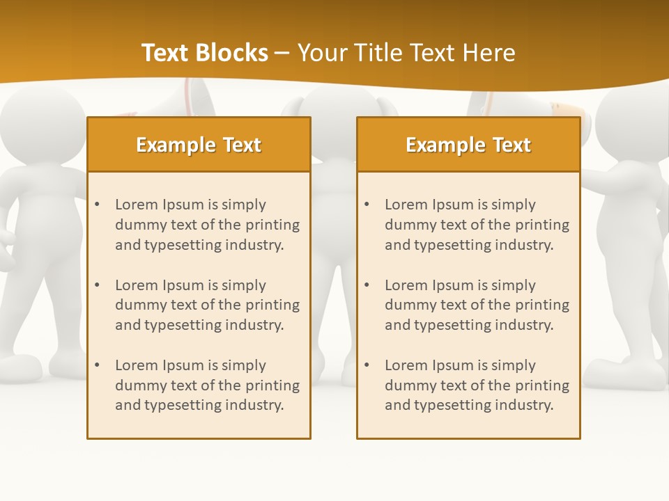 Say Idea Communicate PowerPoint Template