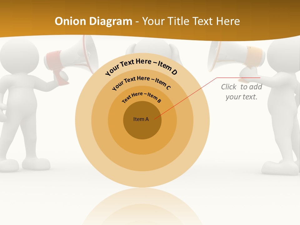 Say Idea Communicate PowerPoint Template