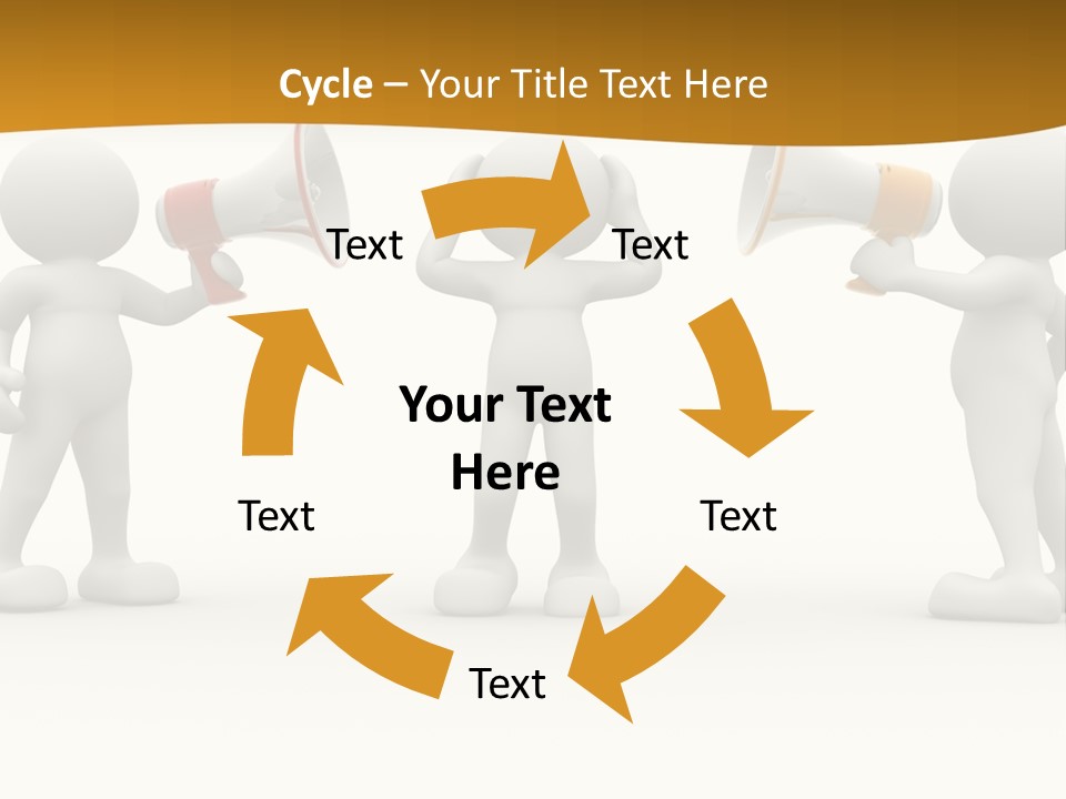 Say Idea Communicate PowerPoint Template