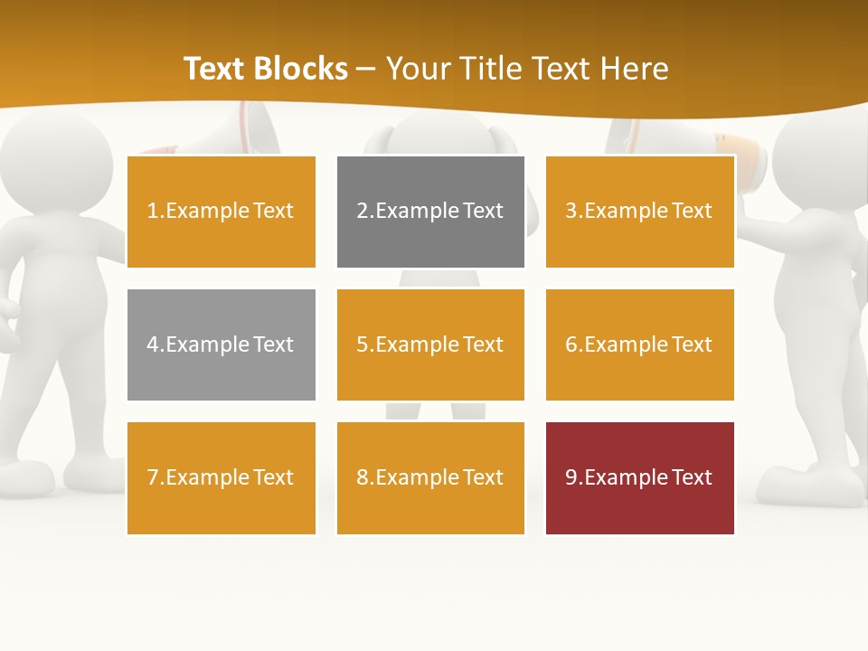 Say Idea Communicate PowerPoint Template