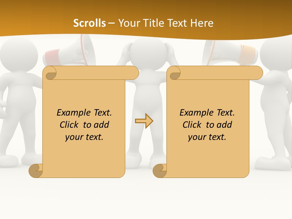 Say Idea Communicate PowerPoint Template