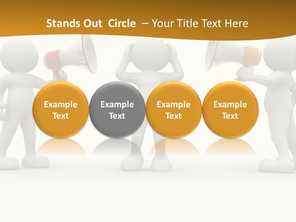 Say Idea Communicate PowerPoint Template