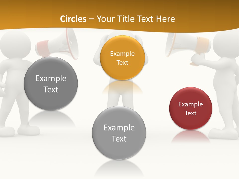 Say Idea Communicate PowerPoint Template