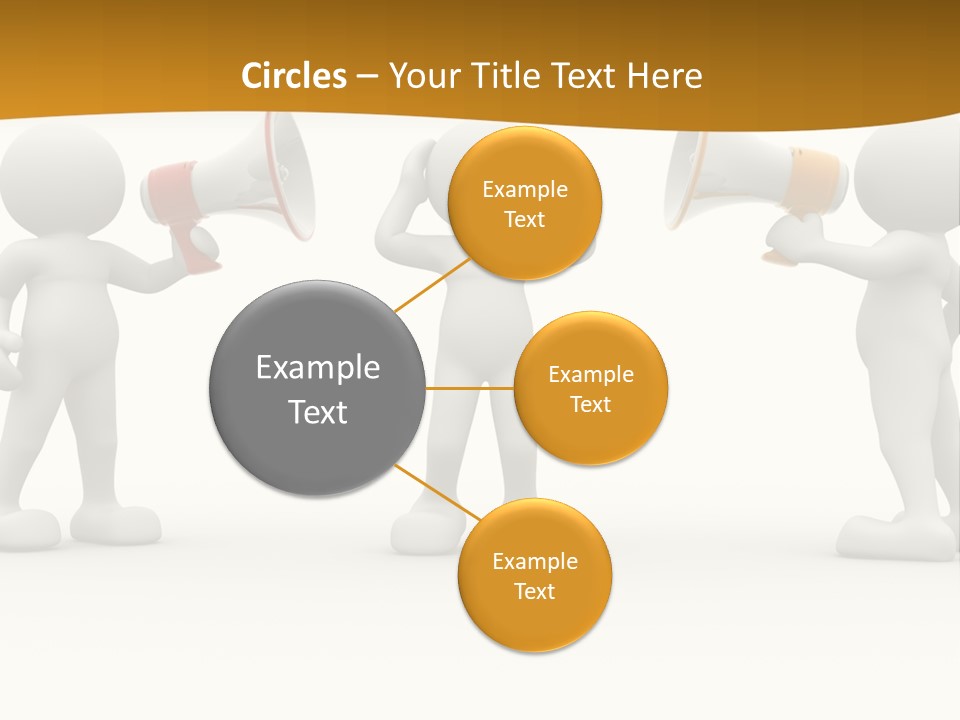 Say Idea Communicate PowerPoint Template