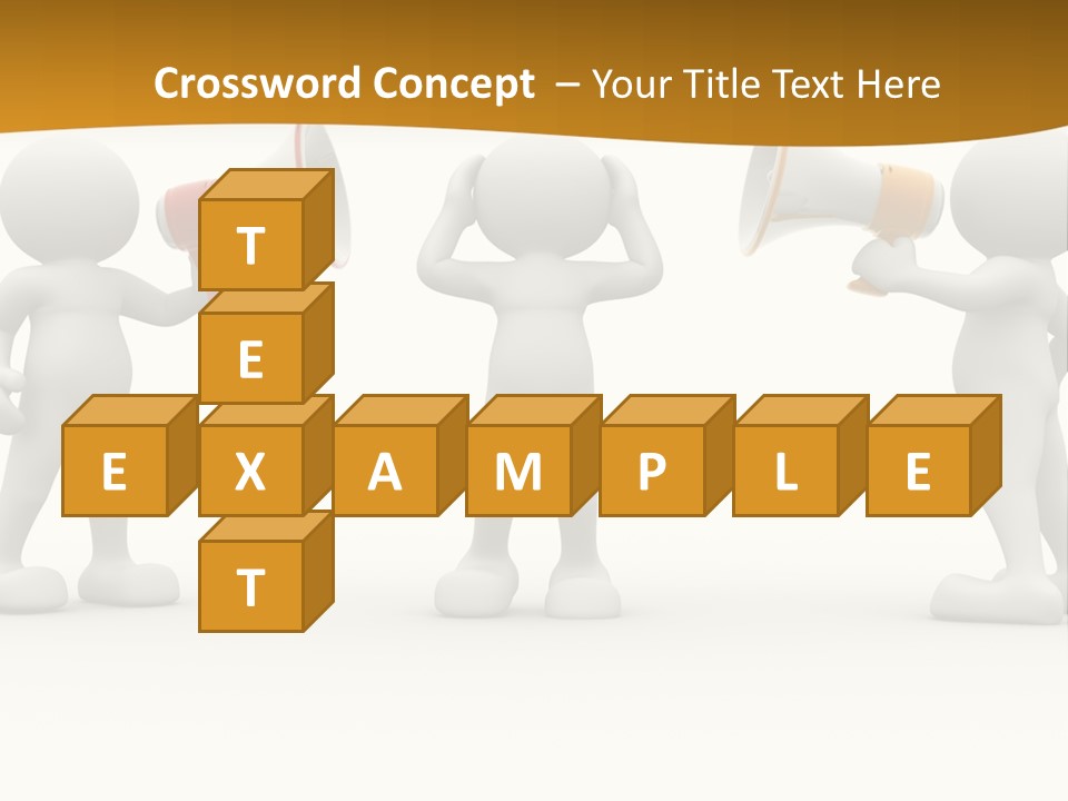 Say Idea Communicate PowerPoint Template