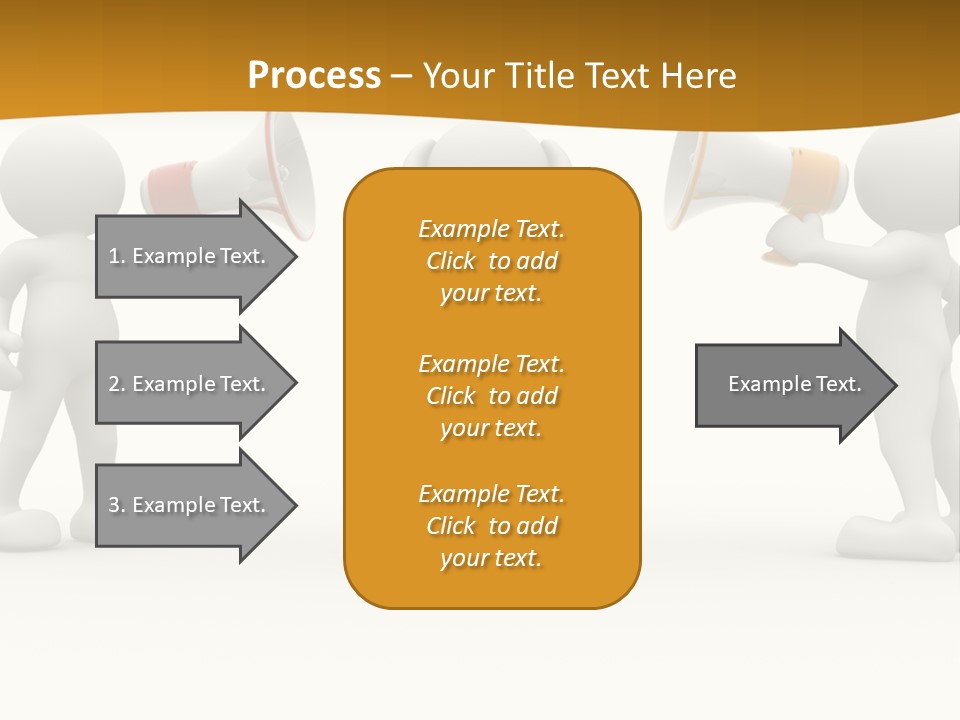 Say Idea Communicate PowerPoint Template