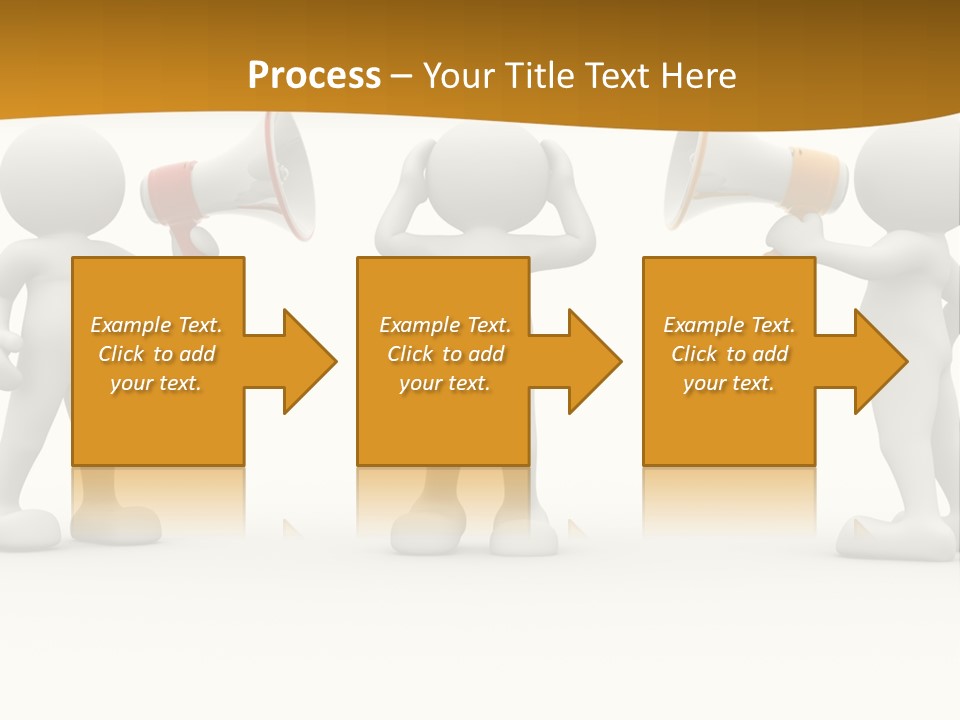 Say Idea Communicate PowerPoint Template