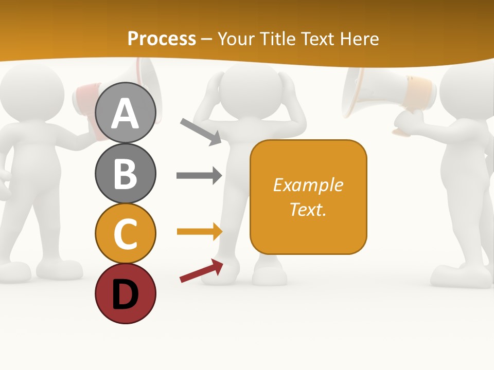 Say Idea Communicate PowerPoint Template