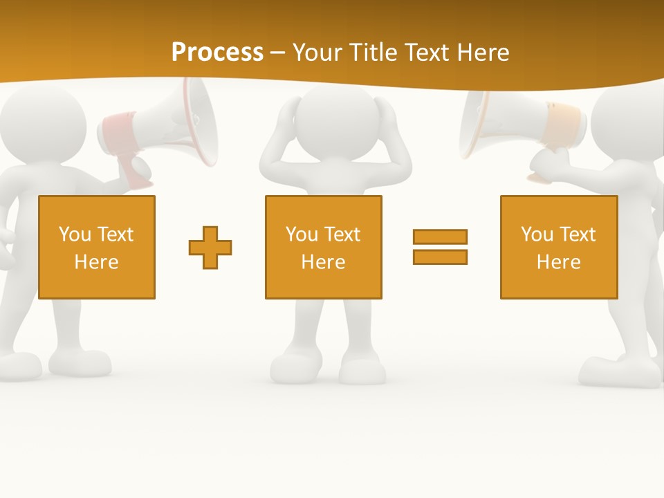 Say Idea Communicate PowerPoint Template