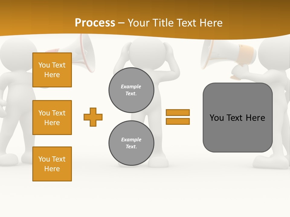 Say Idea Communicate PowerPoint Template