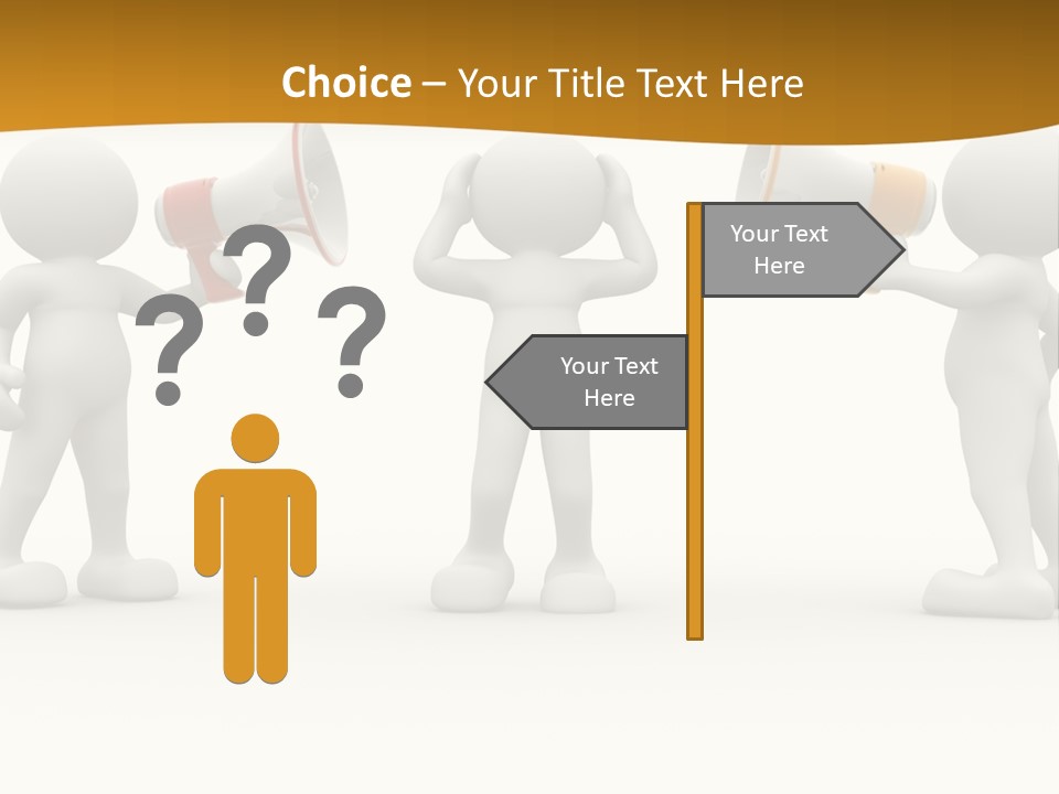 Say Idea Communicate PowerPoint Template