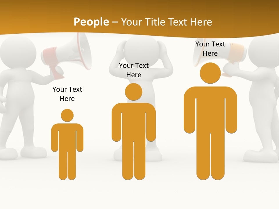 Say Idea Communicate PowerPoint Template