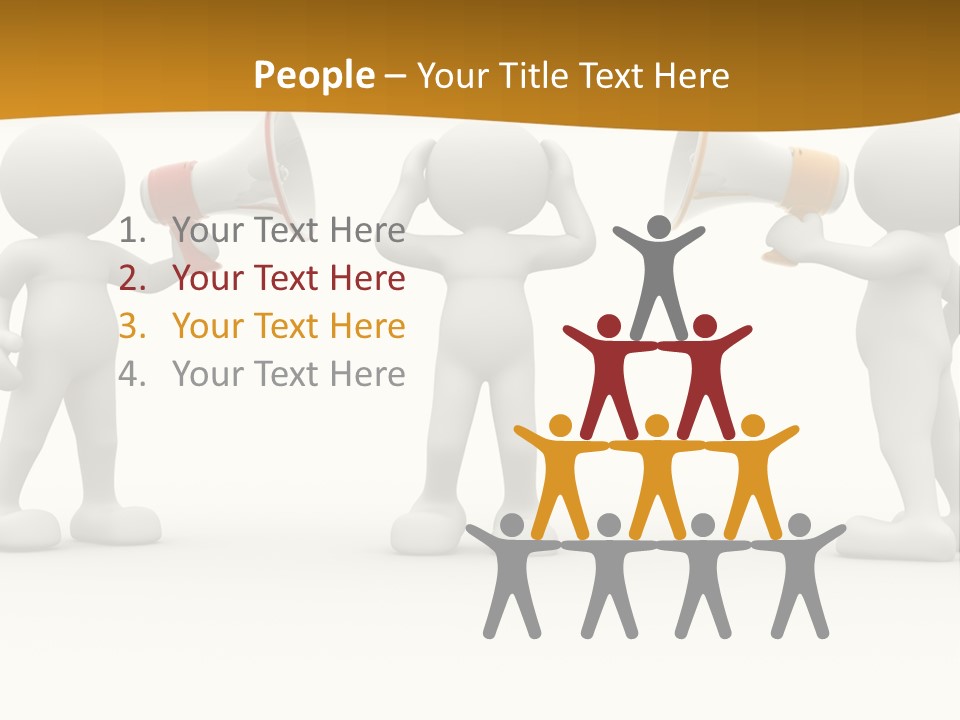 Say Idea Communicate PowerPoint Template