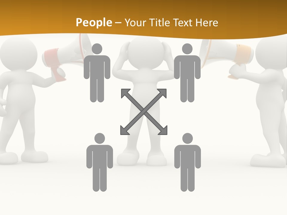 Say Idea Communicate PowerPoint Template