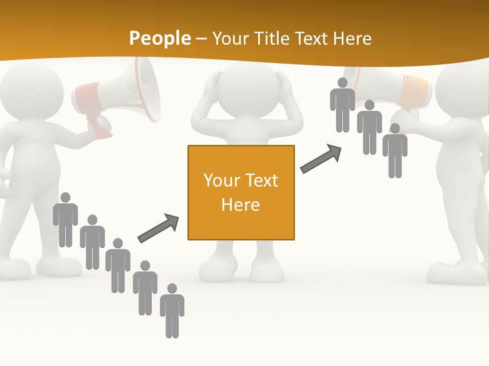 Say Idea Communicate PowerPoint Template