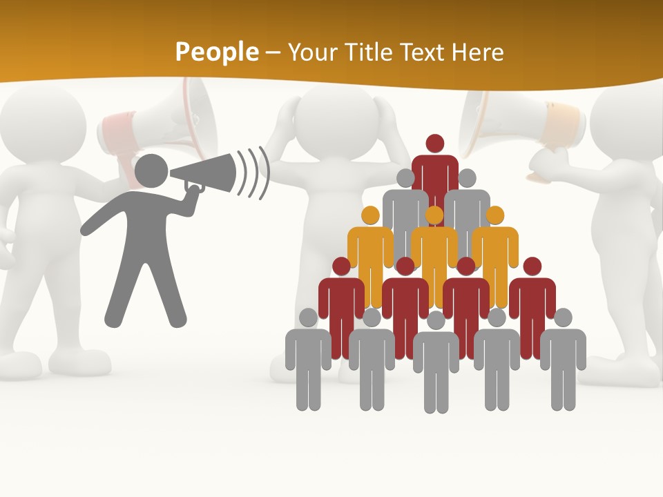 Say Idea Communicate PowerPoint Template