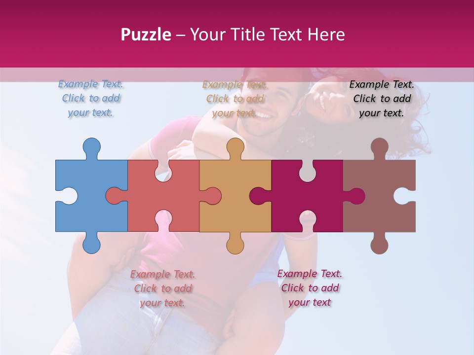 Adult Man Bonding PowerPoint Template