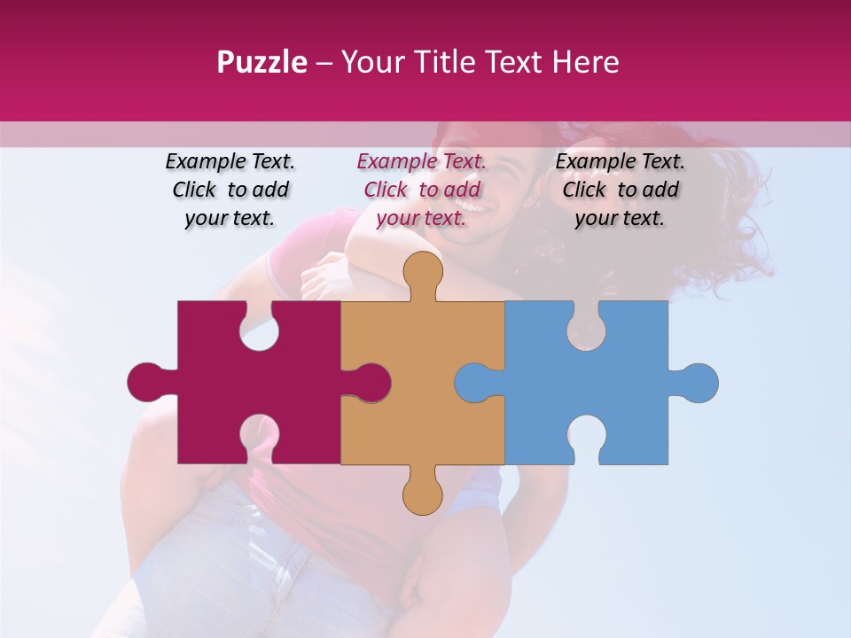 Adult Man Bonding PowerPoint Template