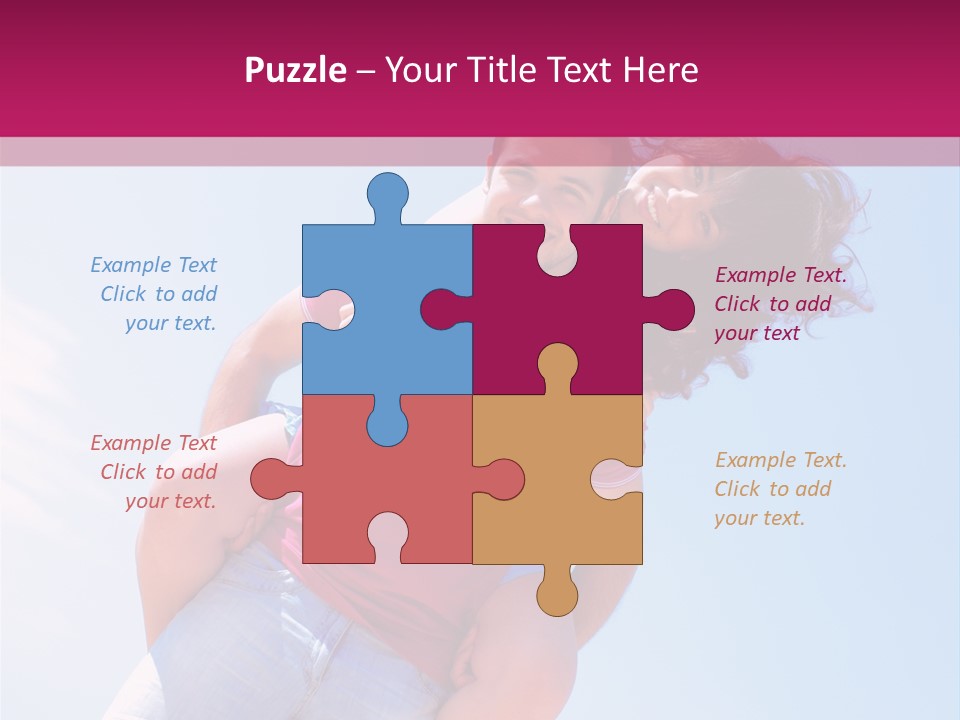 Adult Man Bonding PowerPoint Template