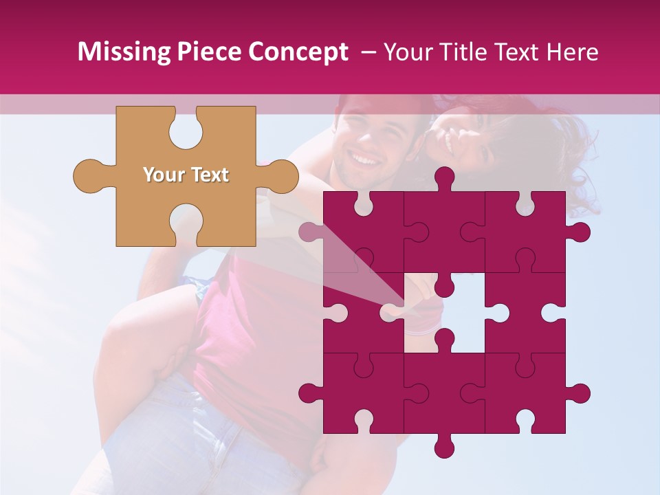 Adult Man Bonding PowerPoint Template