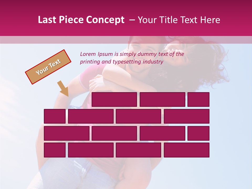 Adult Man Bonding PowerPoint Template