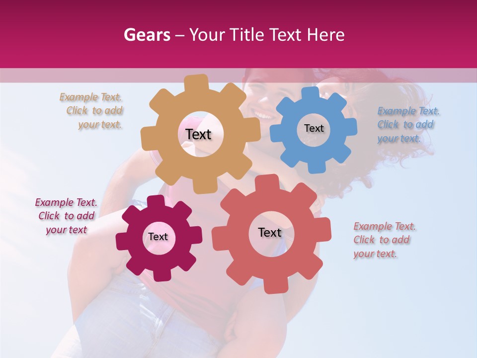 Adult Man Bonding PowerPoint Template