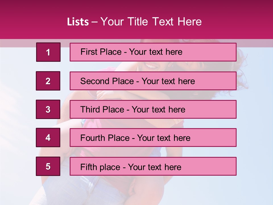 Adult Man Bonding PowerPoint Template