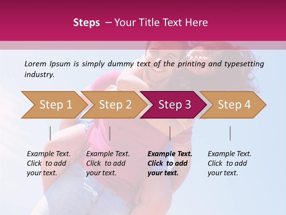 Adult Man Bonding PowerPoint Template