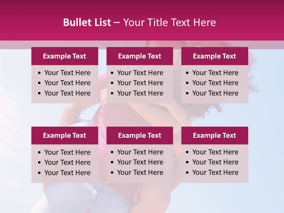 Adult Man Bonding PowerPoint Template