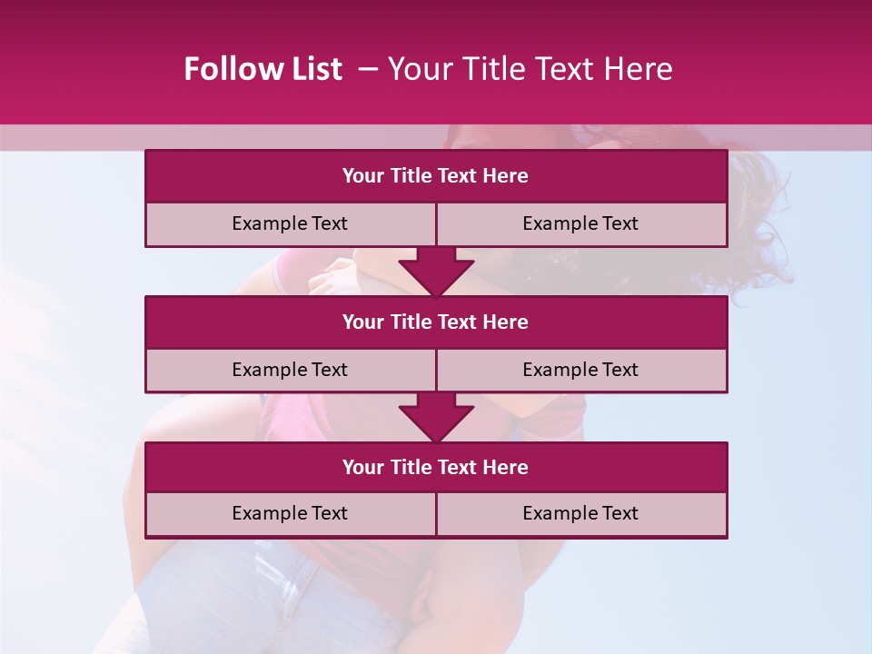 Adult Man Bonding PowerPoint Template
