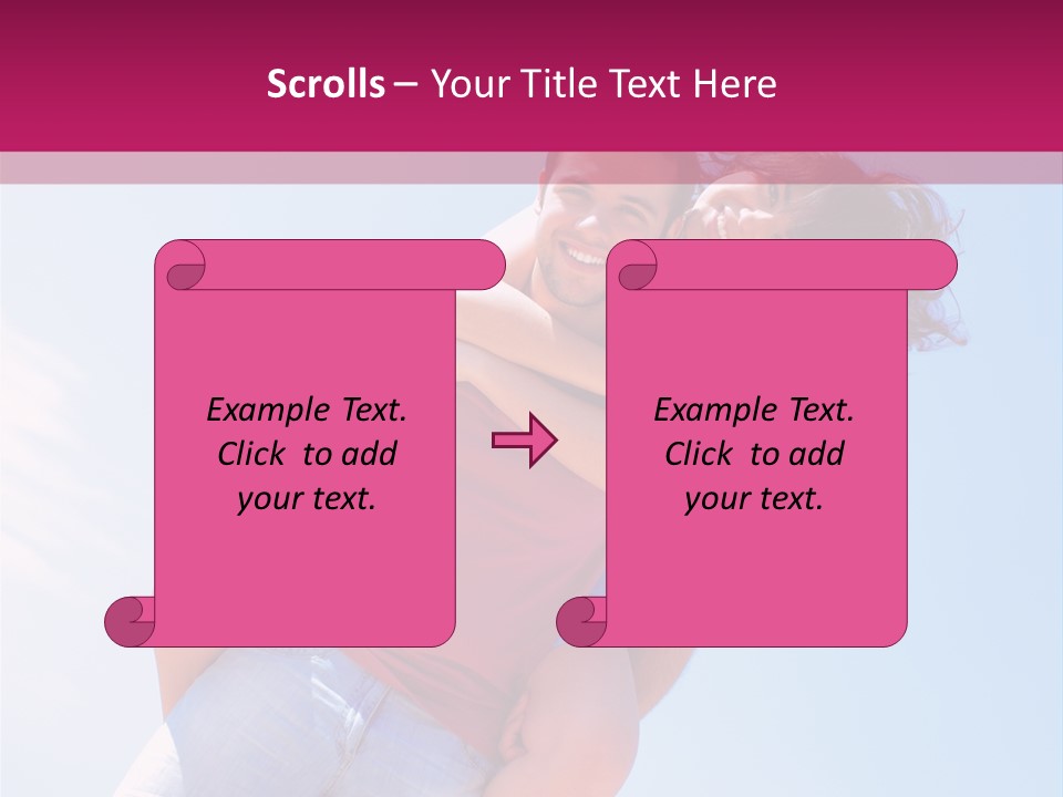 Adult Man Bonding PowerPoint Template